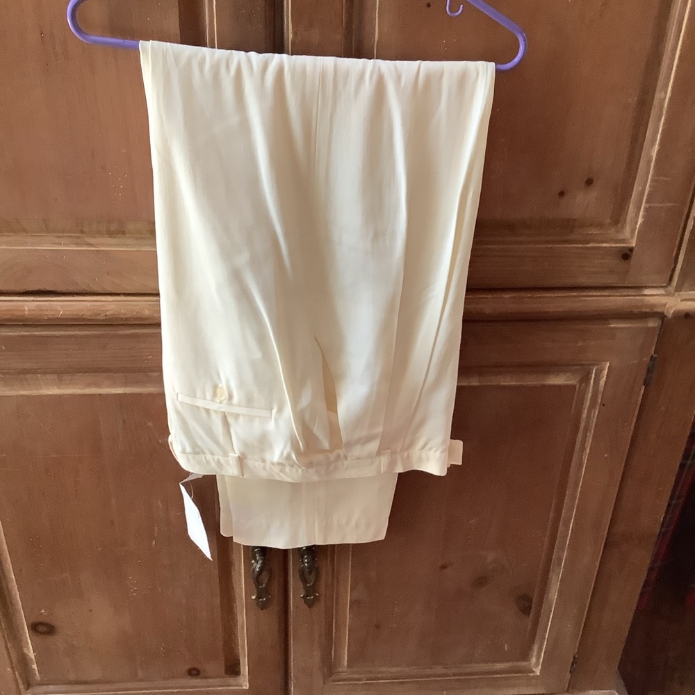 TALBOTS, NEW WITH TAGS, SIZE 6 IVORY WHITE, LINED DRESS PANTS